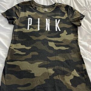 PINK Victoria's Secret Kids Camouflage Tee